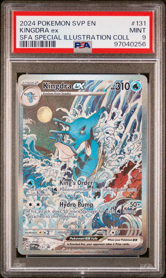 PSA 9 - Kingdra ex SVP131 Shrouded Fable Box Promo - Pokemon