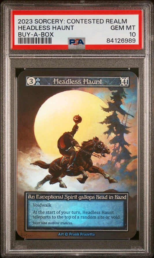 PSA 10 - Headless Haunt (Exceptional Foil) Buy-a-Box Promo Beta - Sorcery