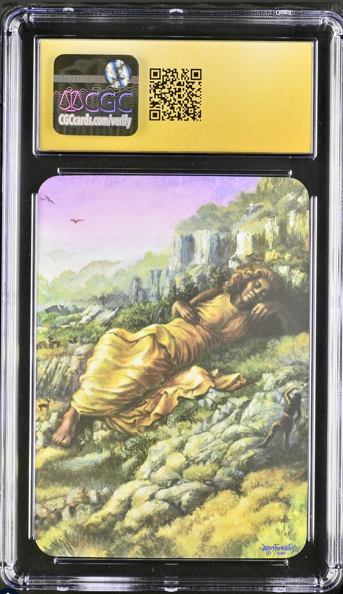 CGC 10 PRISTINE -  Slumbering Giants (Exceptional Foil) Beta - Sorcery