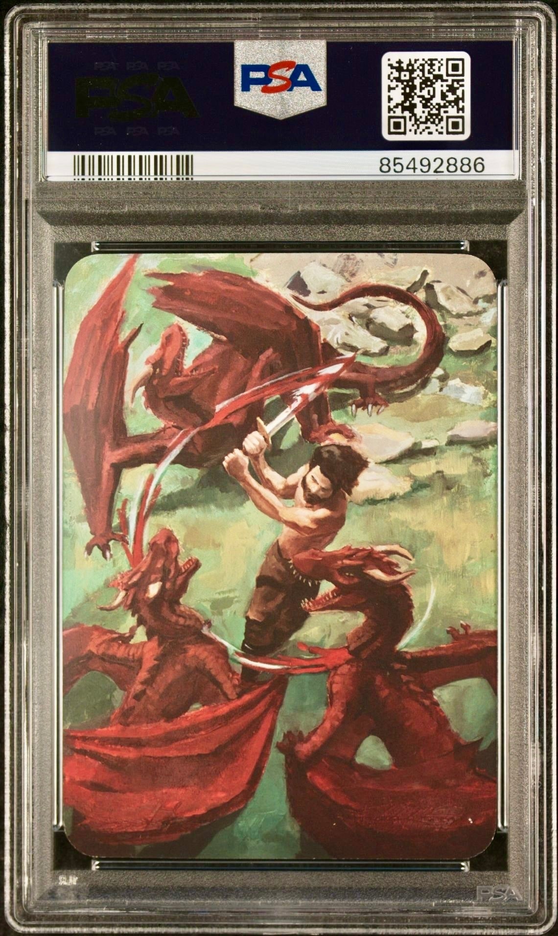 PSA 9 - Spin Attack (Ordinary Foil) Beta - Sorcery