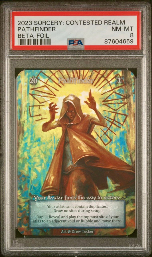 PSA 8 - Pathfinder Avatar (Unique Foil) Beta - Sorcery