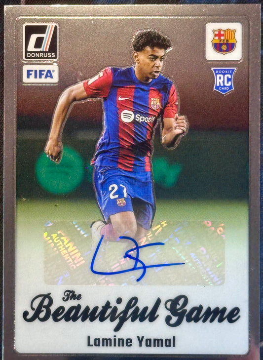 Lamine Yamal Panini 23/24 Beautiful Game AUTO #BGLYL - Football [NM}