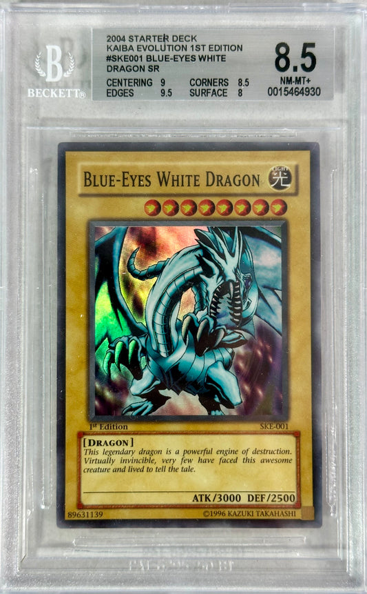 BGS 8.5 - Blue-Eyes White Dragon SKE-001 Kaiba Evolution 1st Ed - Yu-Gi-Oh!