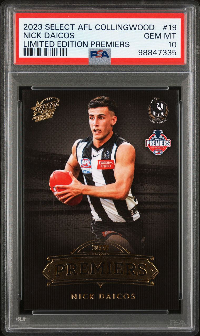 PSA 10 - Nick Daicos #PCG19 2023 SELECT AFL Premier Series