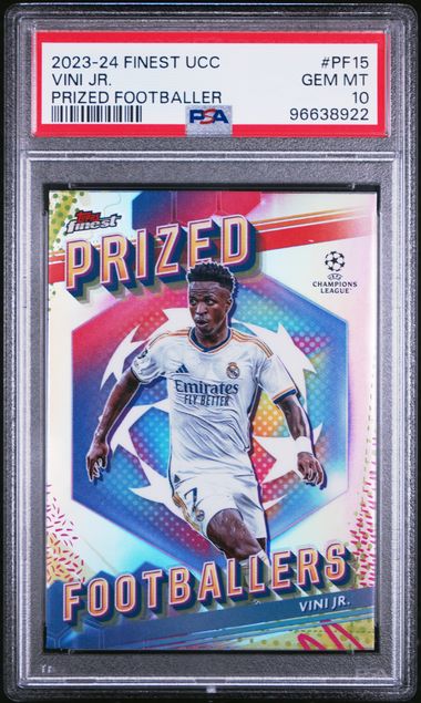 PSA 10 - Vini JR. 2023-24 PF15 Topps Prized Footballer