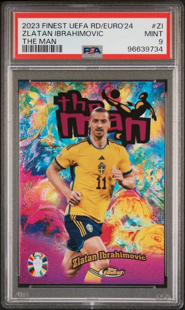 PSA 9 - Zlatan Ibrahimovic 2023 Euro'24 Topps The Man ZI - Football