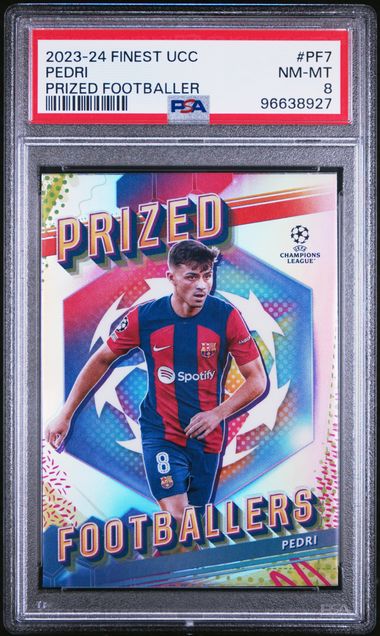 PSA 8 - Pedri 2023-24 PF7 Topps Prized Footballer