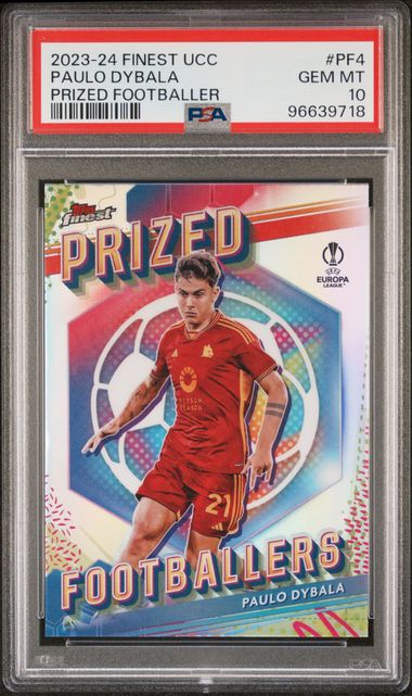 PSA 10 - Paulo Dybala 2023-24 PF4 Topps Prized Footballer - Football