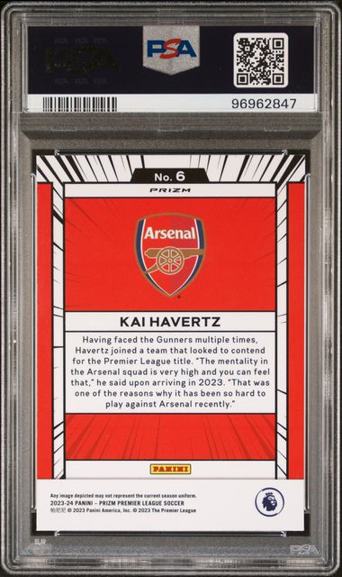 PSA 10 - Kai Havertz 2023-24 Prizm P/L Manga #6 - Football