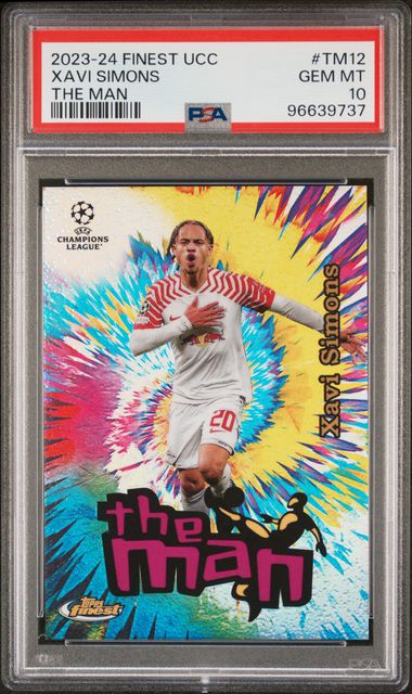 PSA 10 - Xavi Simons 2023-24 Topps Finest The Man TM12 - Football