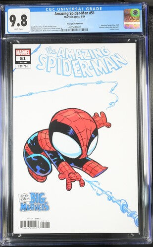 CGC 9.8 - Amazing Spider-Man #51 - 8/24 - Skottie Young's Big Marvels Variant Cover - Comic