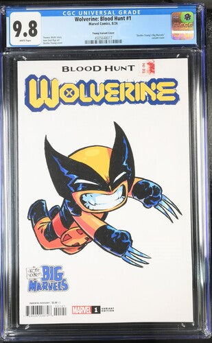 CGC 9.8 - Wolverine: Blood Hunt #1 - 8/24 - Skottie Young's Big Marvels Variant Cover - Comic