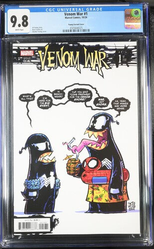 CGC 9.8 - Venom War #1 - 10/24 - Skottie Young Variant Cover - Comic