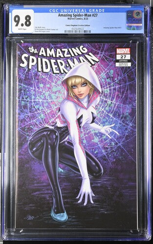 CGC 9.8 - Amazing Spider-Man #27 - 8/23 - Comic Kingdom Creative Edition Gwen - Comic