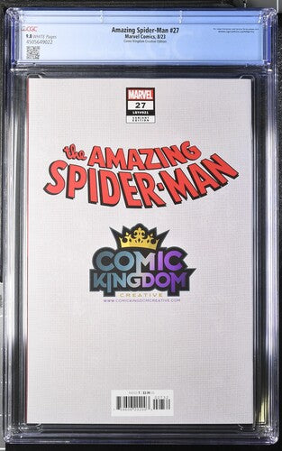 CGC 9.8 - Amazing Spider-Man #27 - 8/23 - Comic Kingdom Creative Edition Gwen - Comic