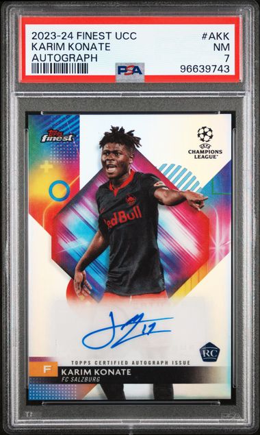 PSA 7 - Karim Konate 2023-24 #AKK Autograph