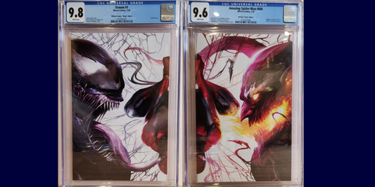 VIRGIN Midtown Pair CGC 9.8 - Venom #1 7/18 - #166 - CGC 9.6 - ASM #800 7/18 - Comic