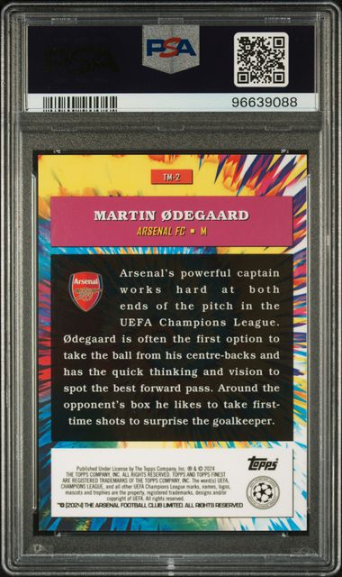 PSA 9 - Martin Odegaard 2023-24 The Man #TM12