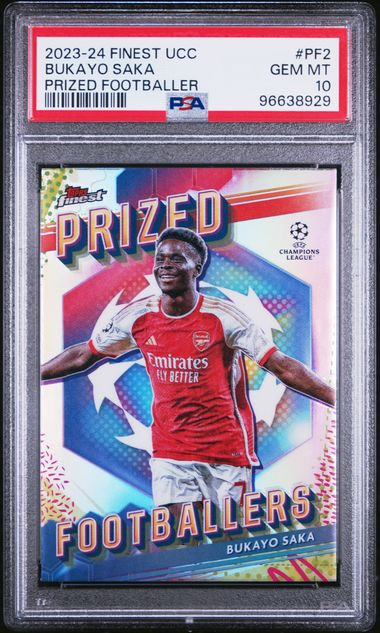 PSA 10 - Bukayo Saka 2023-24 PF2 Topps Prized Footballer