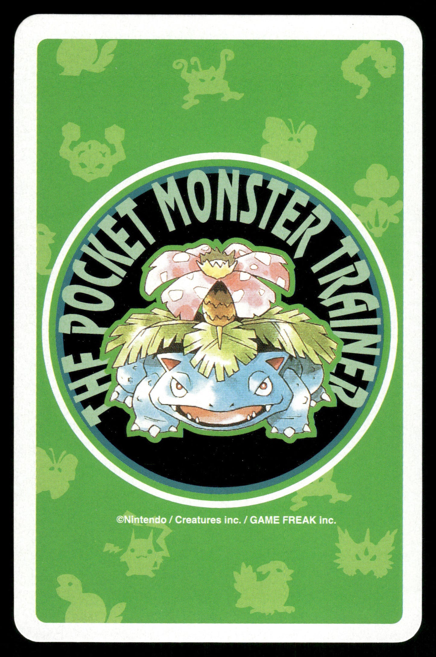 Parasect 3 of Diamonds 1996 Green Poker Cards Japanese Pokemon [NM]