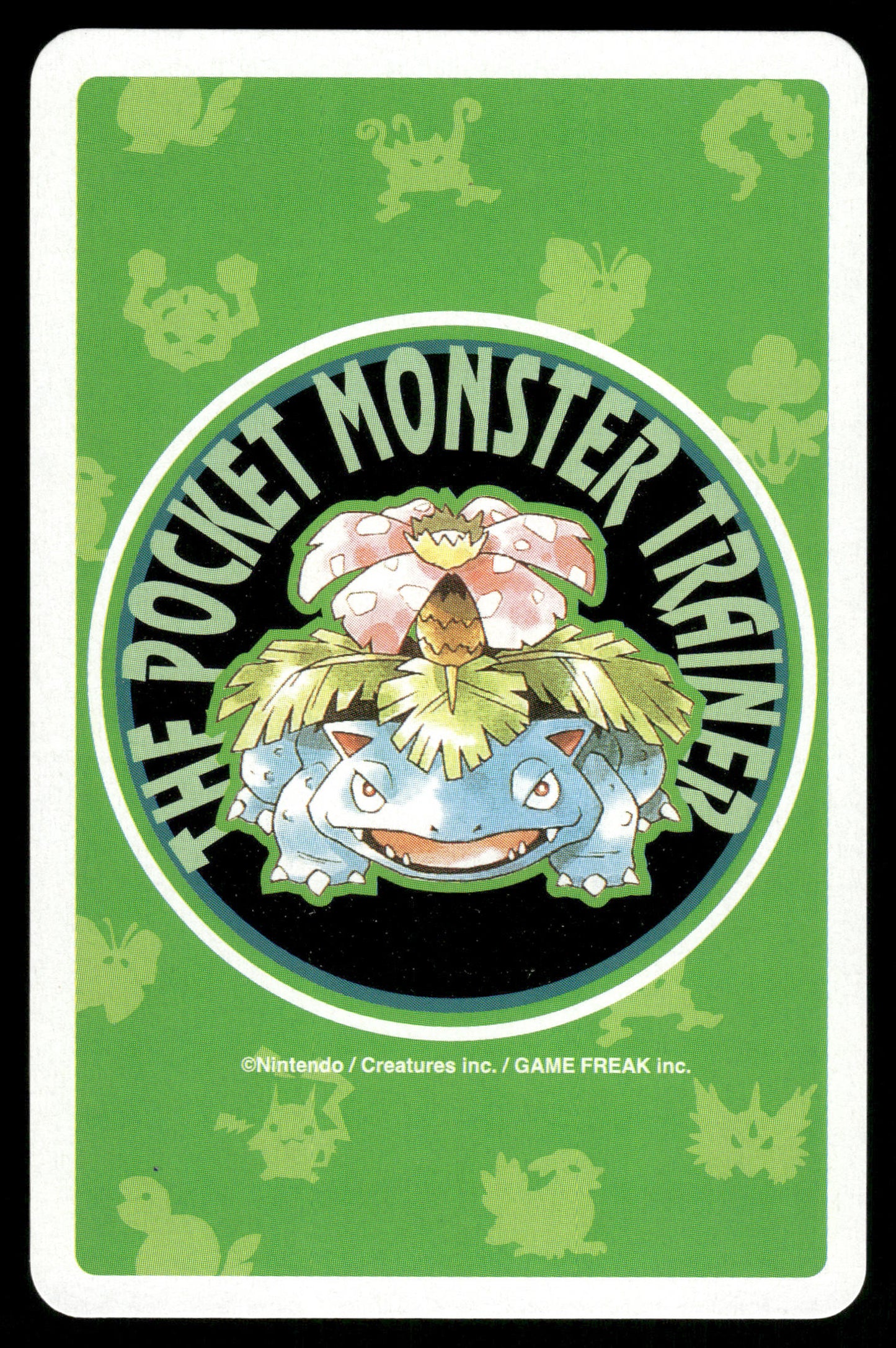 Golem 2 of Clubs 1996 Green Poker Cards Japanese Pokemon [NM]