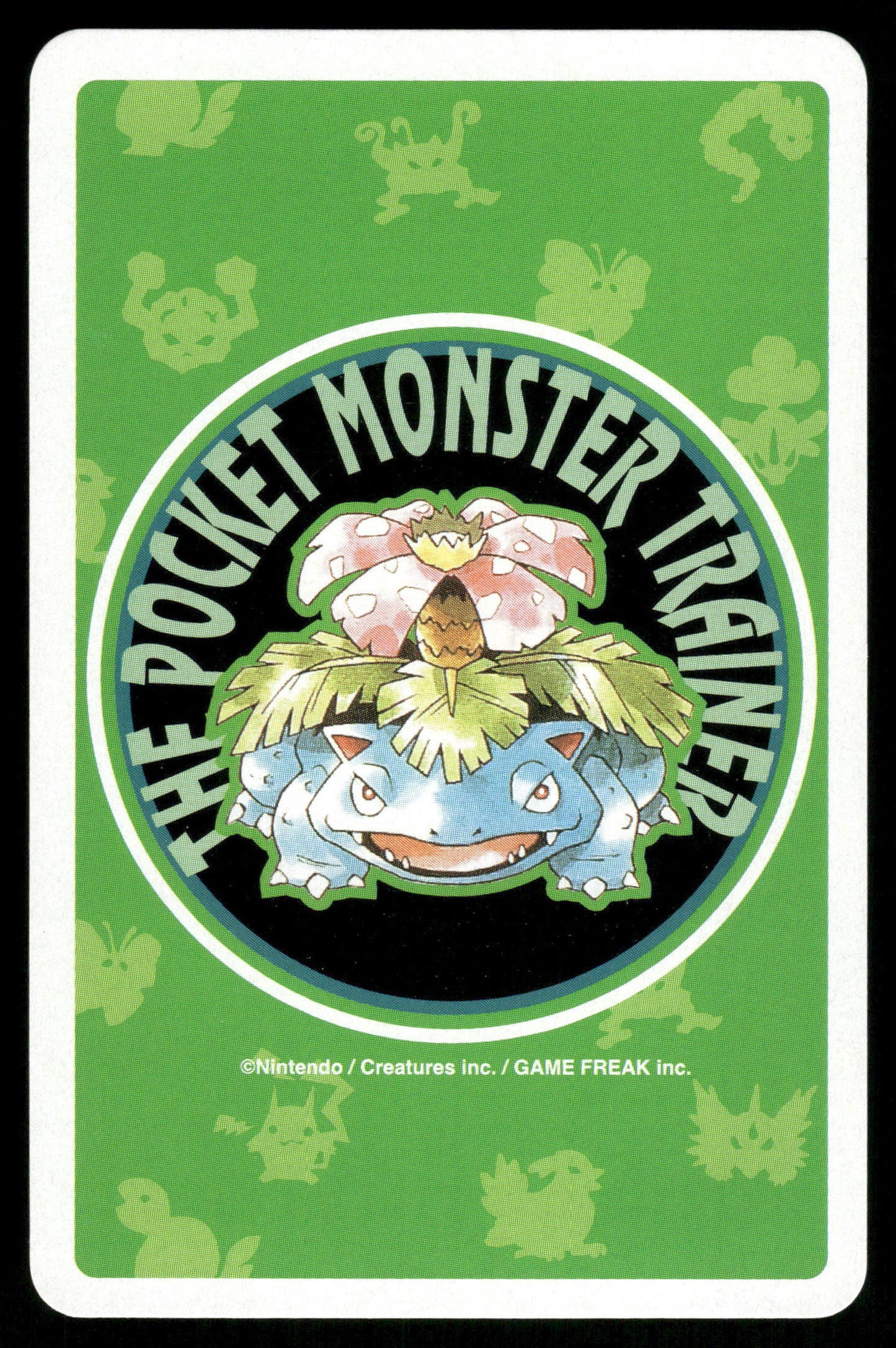 Venomoth 9 of Diamonds 1996 Green Poker Cards Japanese Pokemon [NM]