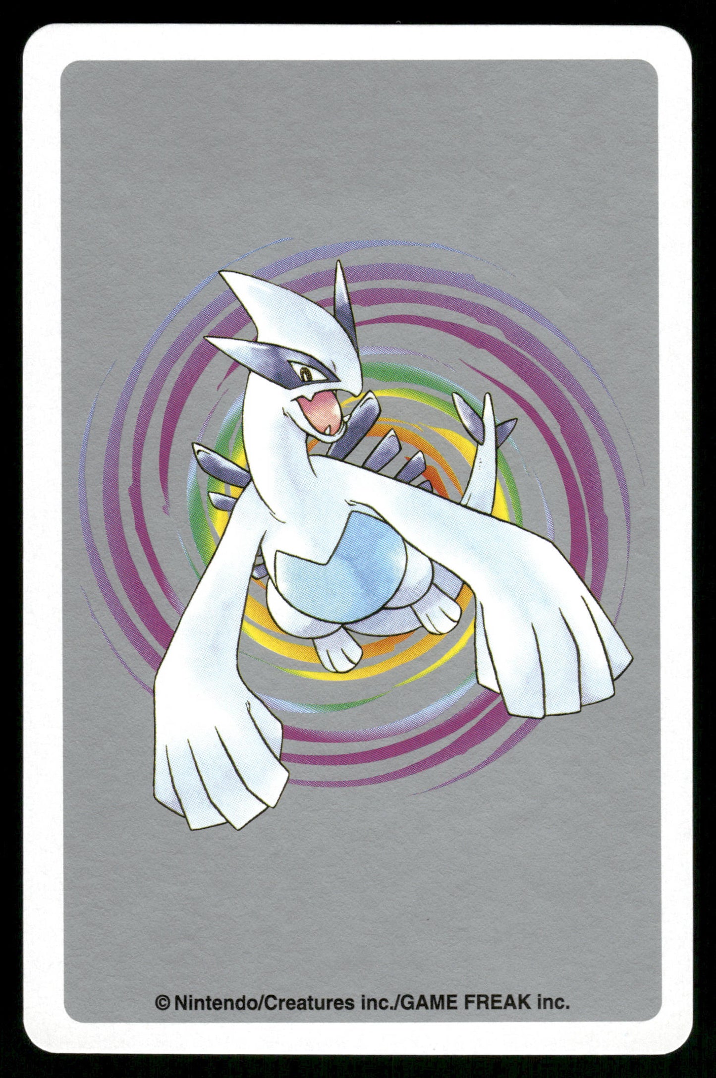 Shelder 7 of Spades 1999 Silver Deck Lugia Back Japanese Pokemon [NM]