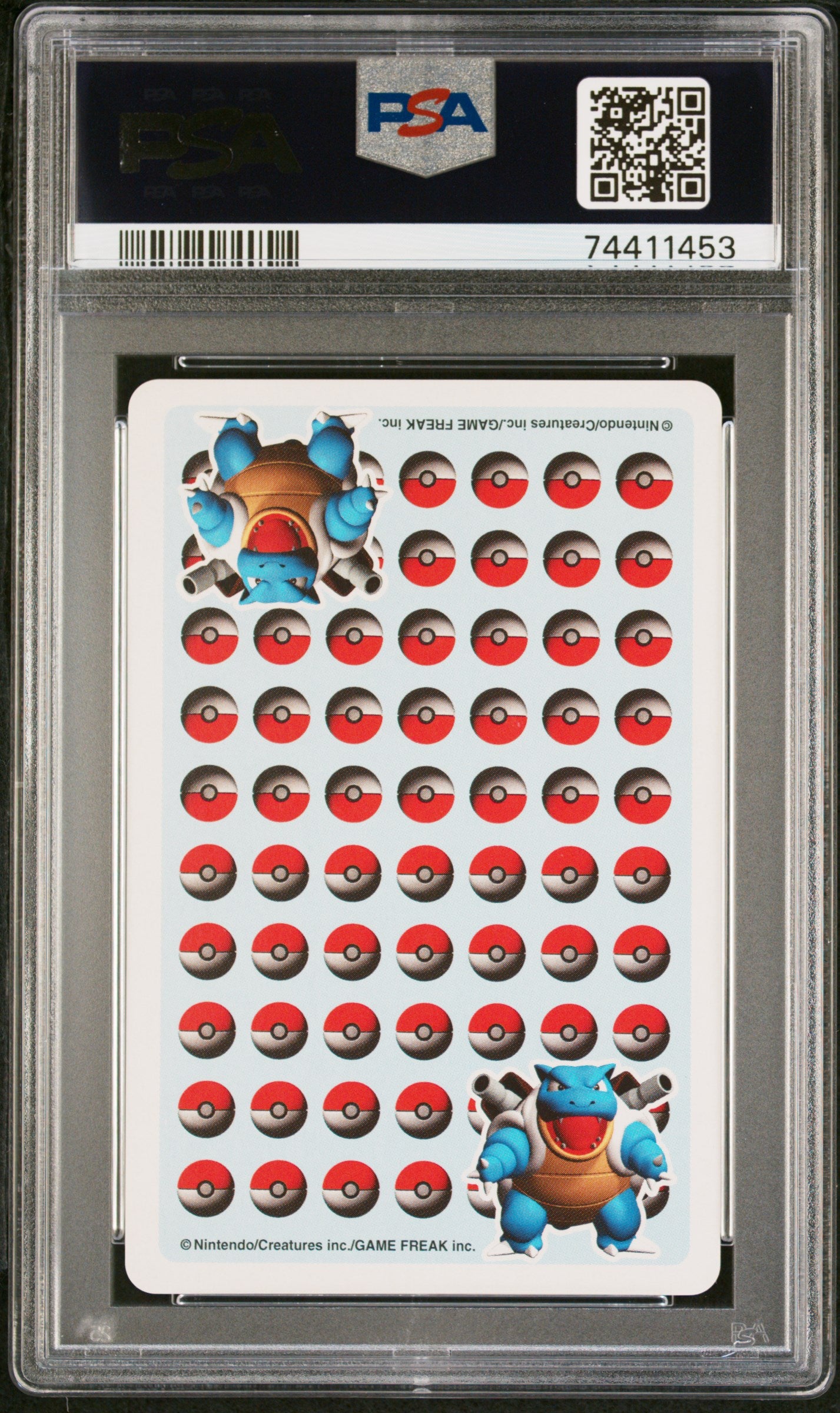 PSA 8 - Squirtle - 1998 Pokemon Stadium Blue - J of Spades (POP 1) - Pokemon