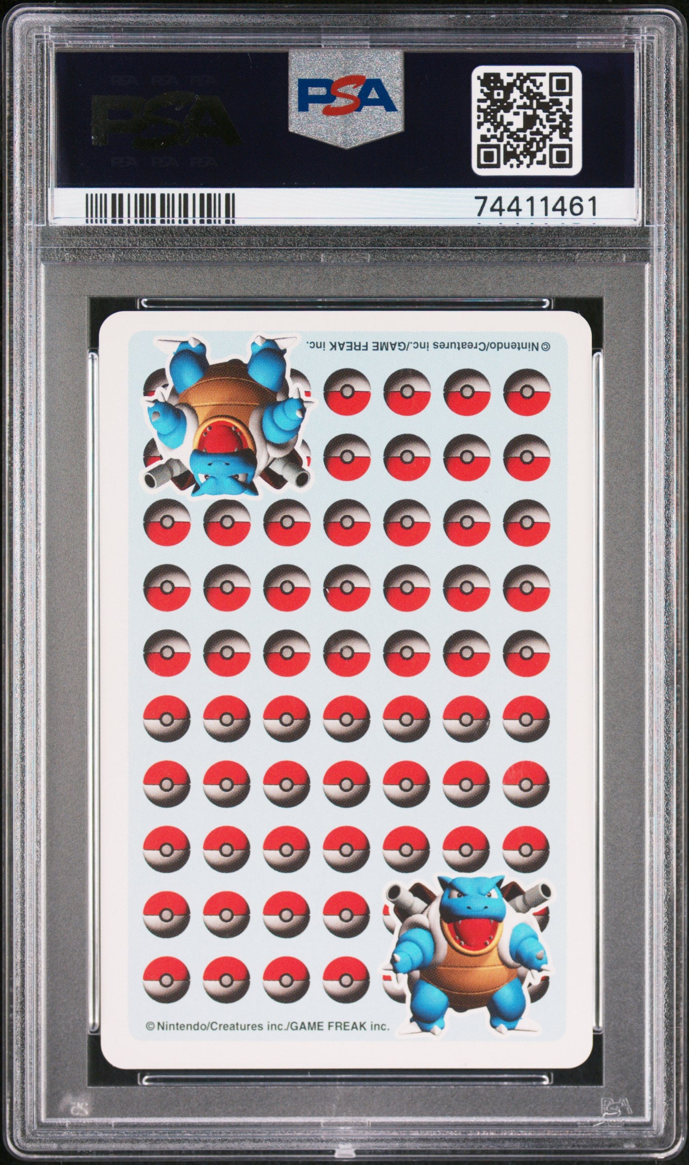 PSA 9 - Meowth - 1998 Pokemon Stadium Blue - Joker (POP 1) - Pokemon