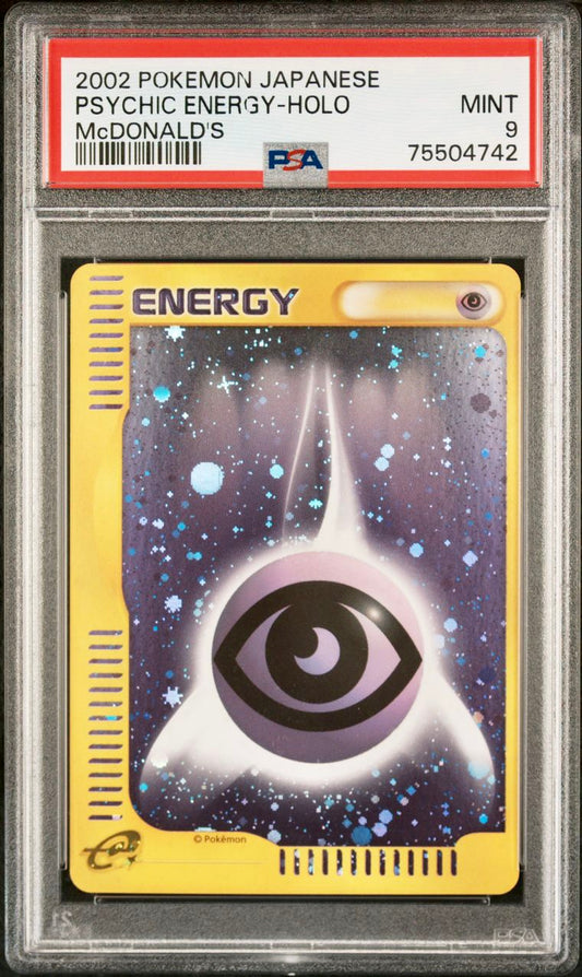 PSA 9 - Psychic Energy Holo McDonald’s Promo - Pokemon