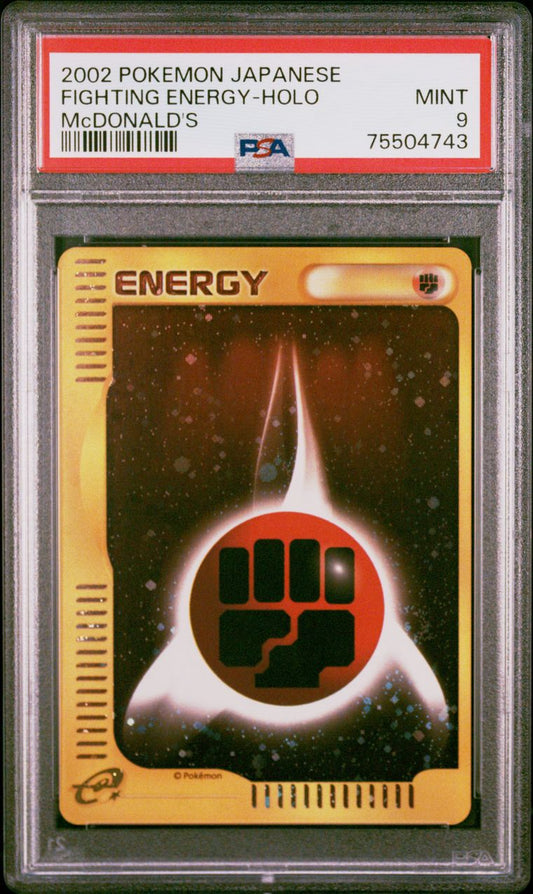 PSA 9 - Fighting Energy Holo McDonald’s Promo - Pokemon