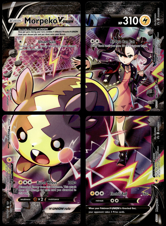 Morpeko V-Union SWSH287/288/289/290 SWSH Promo Pokemon [NM]