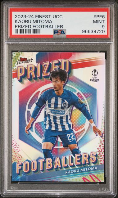 PSA 9 - Kaoru Mitoma 2023-24 PF6 Topps Prized Footballer - Football