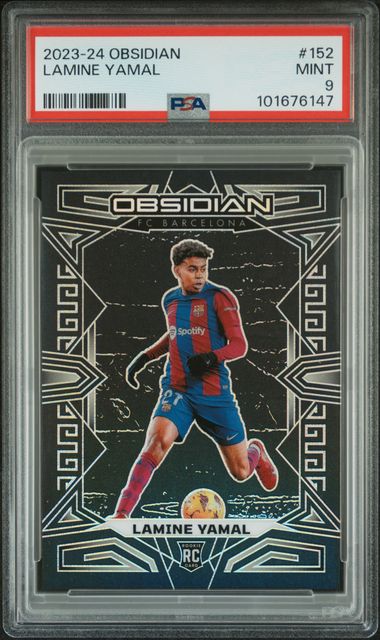 PSA 9 - Lamine Yamal 2023-24 Obsidian - Football