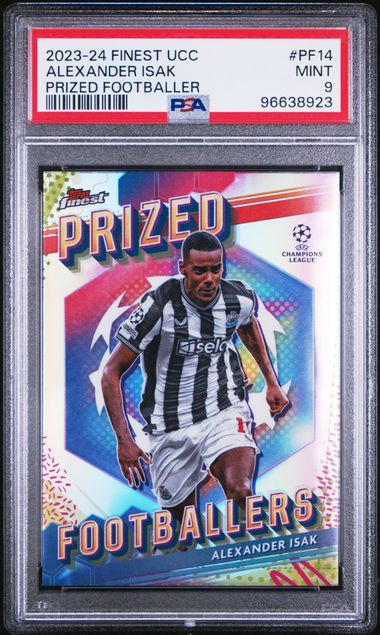 PSA 9 - Alexander Isak 2023-24 PF14 Topps Prized Footballer