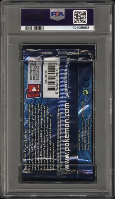 PSA 8 - XY Evolutions Mega Blastoise Foil Pack - Pokemon