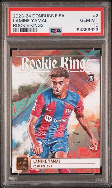 PSA 10 - Lamine Yamal 23/24 Donruss Rookie Kings #2 - Football