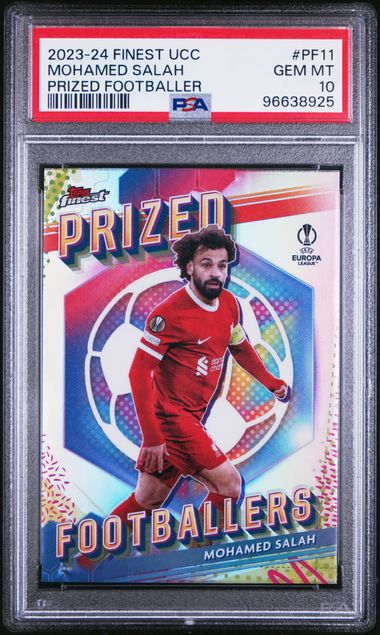 PSA 10 - Mohamed Salah 2023-24 PF11 Topps Prized Footballer - Football