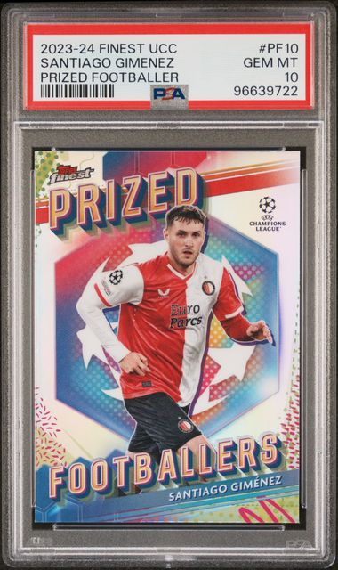 PSA 10 - Santiago Gimenez 2023-24 PF10 Topps Prized Footballer - Football