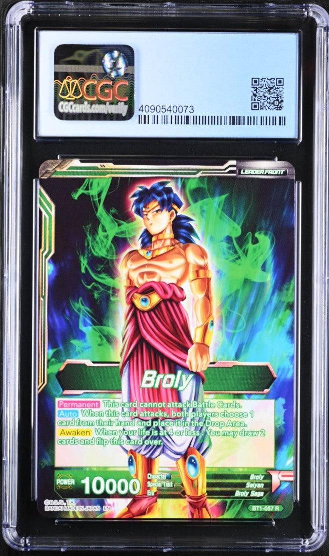 CGC 10 -  Broly, the Legendary Super Saiyan BT1-057 Coll. Sel. Vol 1 - DBS