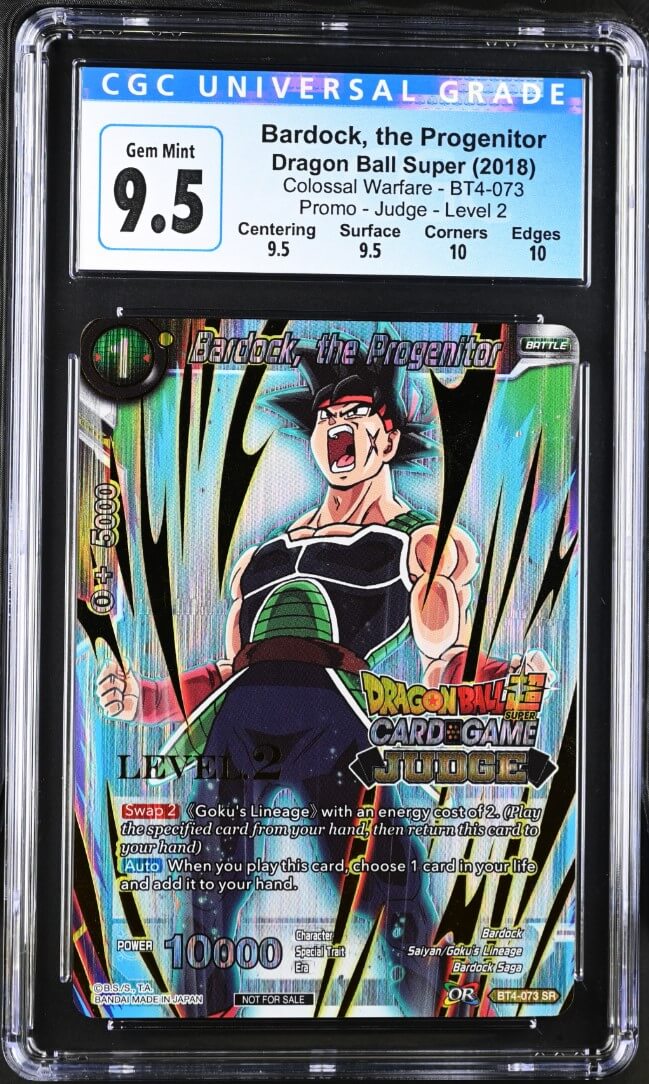 CGC 9.5 - DBS - Bardock, the Progenitor (Judge Level 2) - BT4-073