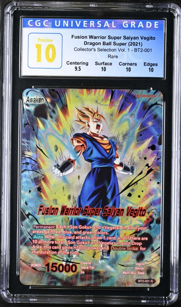 CGC 10 - DBS - Fusion Warrior Super Saiyan - Coll. Sel. Vol 1 - BT2-001