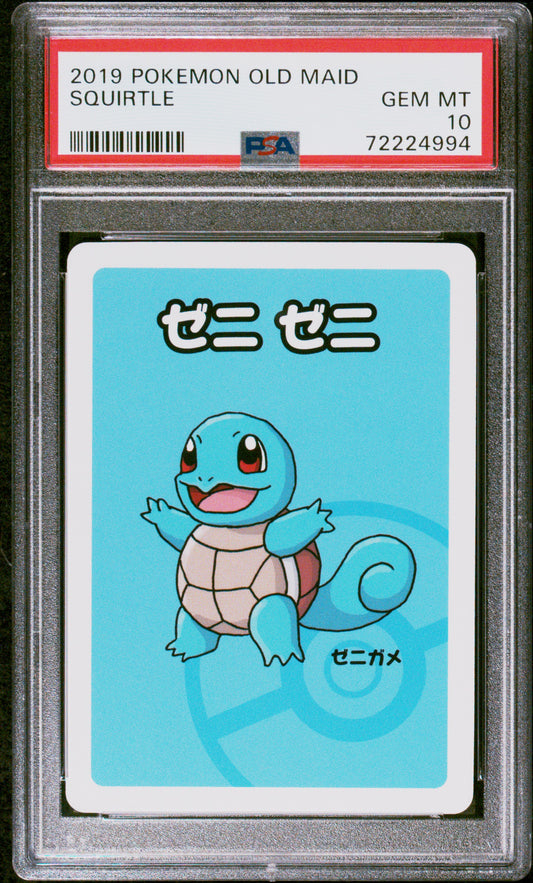 PSA 10 - Squirtle Old Maid Deck - Pokemon