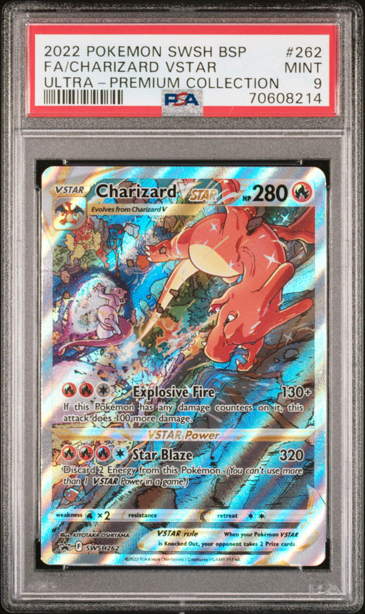 PSA 9 - Pokemon - Charizard VSTAR - Black Star Promo - SWSH262