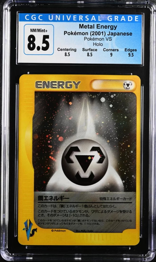CGC 8.5 - Pokemon - Metal Energy - Pokemon Vs - Holo