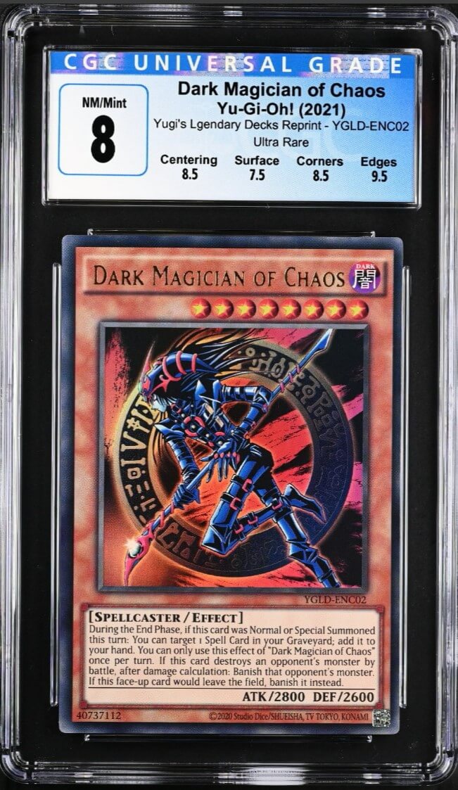 CGC 8 - Yu-Gi-Oh! - Dark Magician of Chaos - YGLD-ENC02 - Ultra Rare